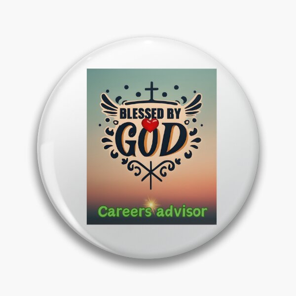 Item preview,  BLESSED BY GOD  CAREERS ADVISOR designed and sold by carlos crane.