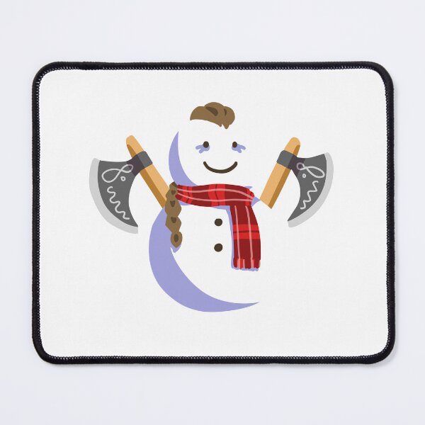 Item preview, Viking Christmas! Double axe snowman warrior designed and sold by Icebloosm.