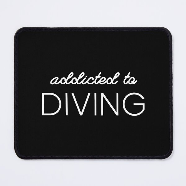 Item preview, addicted to diving, graphics for scuba diving lovers designed and sold by in-leggings.