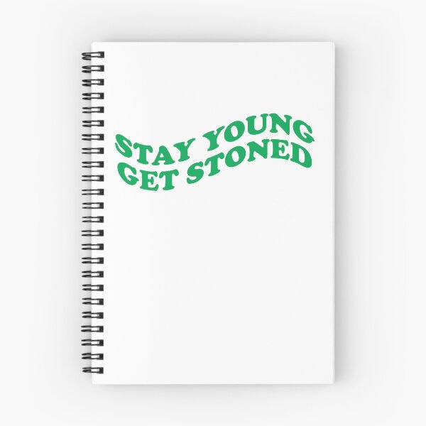 Item preview, Stay Young Get Stoned Typography Graphic Design designed and sold by FriskySloths.