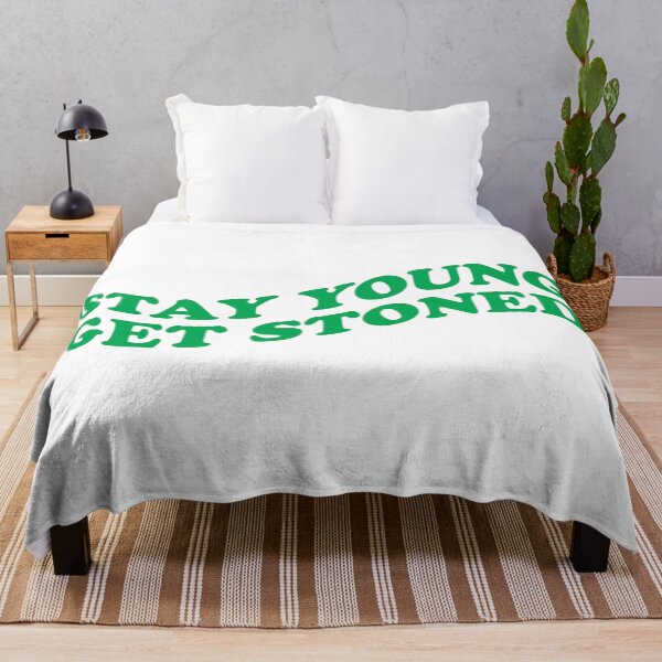 Item preview, Stay Young Get Stoned Typography Graphic Design designed and sold by FriskySloths.