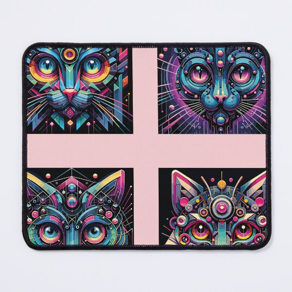 Item preview, Assorted Cat Faces designed and sold by bihtti.