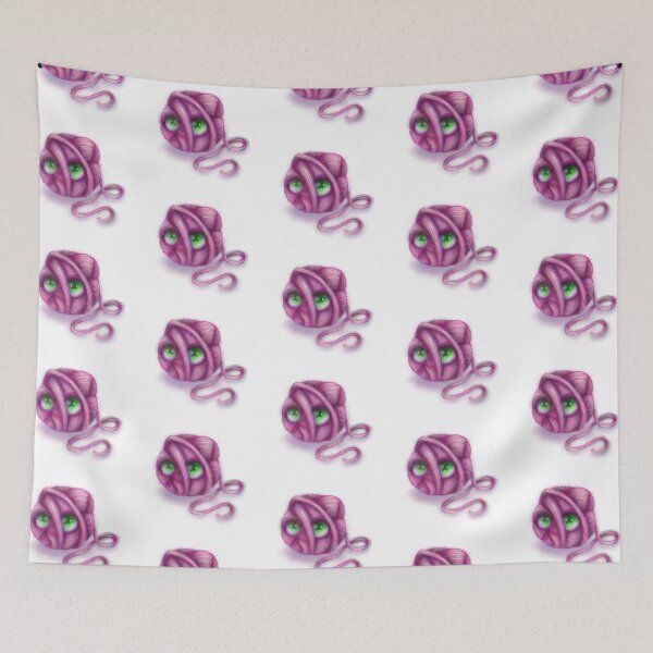 Item preview, Pink Kawaii Cat Wool designed and sold by Levana-Jane.
