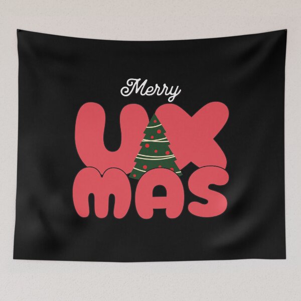 Item preview, Merry UX-mas Funny User Experience Christmas UX Designer designed and sold by knapst.