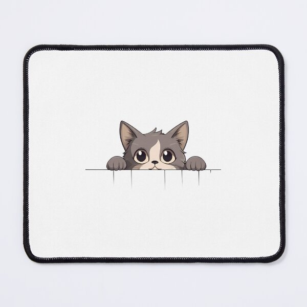 Item preview, Peeking Cat: Playful Paws and Curious Whiskers designed and sold by hamishby.