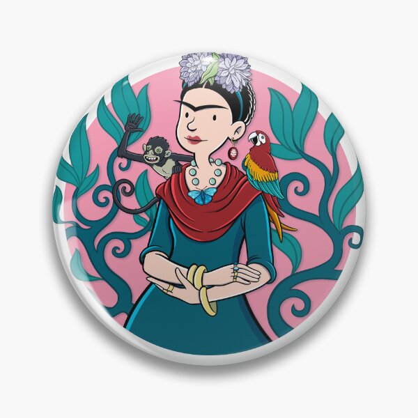 Item preview, Pink Frida Kahlo designed and sold by FictionStudio.