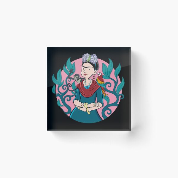 Item preview, Pink Frida Kahlo designed and sold by FictionStudio.