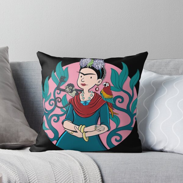 Item preview, Pink Frida Kahlo designed and sold by FictionStudio.
