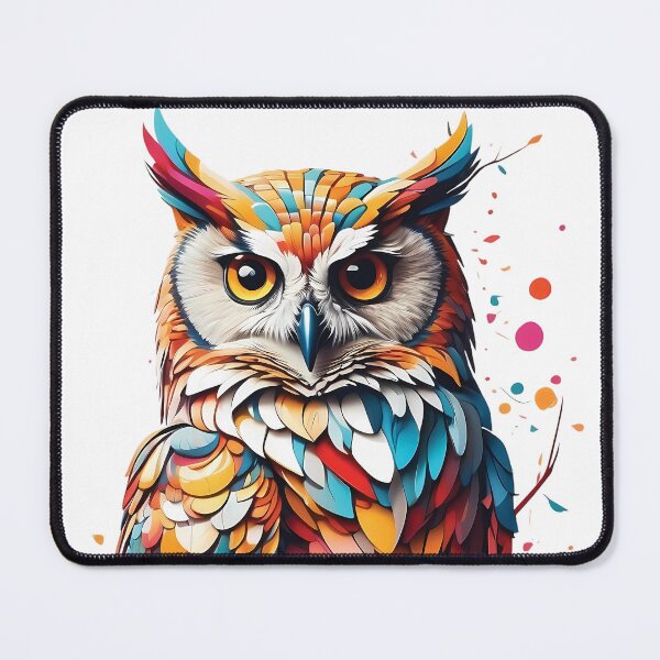 Item preview, Colourful Owl designed and sold by ModSync.