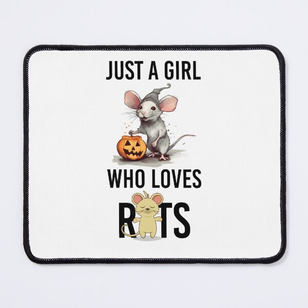 Item preview, Just a girl who loves rats designed and sold by TshirtTalkYou.