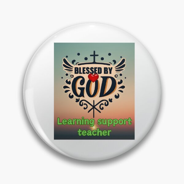 Item preview,  BLESSED BY GOD  LEARNING SUPPORT TEACHER designed and sold by carlos crane.