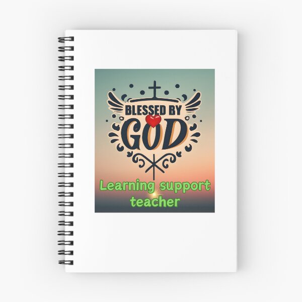 Item preview,  BLESSED BY GOD  LEARNING SUPPORT TEACHER designed and sold by carlos crane.
