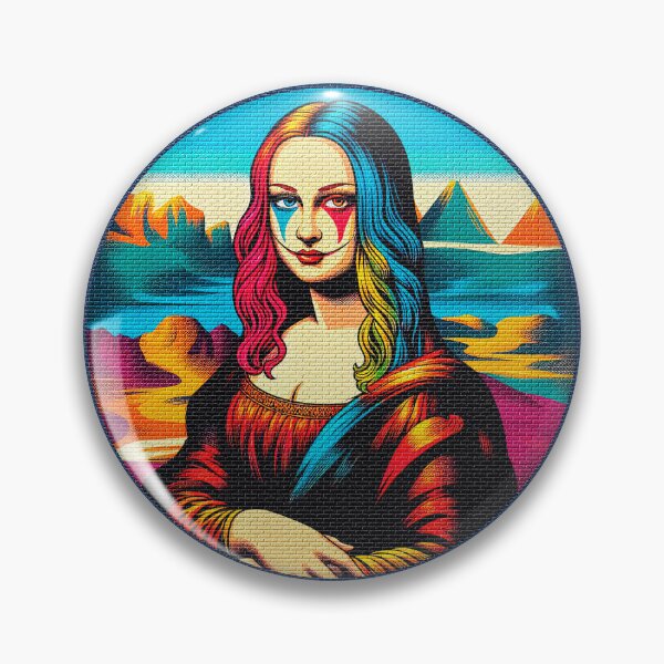 Item preview, Mona Lisa comic stylization designed and sold by al-mi-ko.