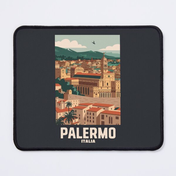 Item preview, A Vintage Travel Art of Palermo - Italy  designed and sold by GoodOldVintage.