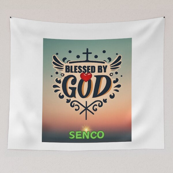 Item preview,  BLESSED BY GOD  SENCO designed and sold by carlos crane.