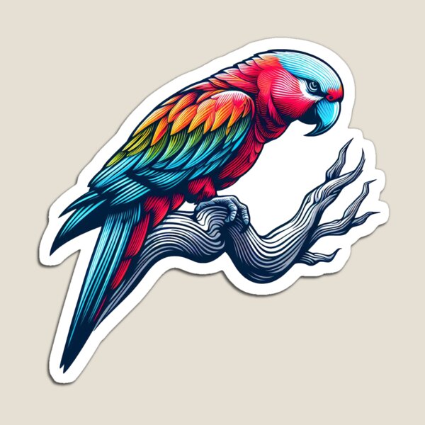 Item preview, parrot red designed and sold by AxelBrook.
