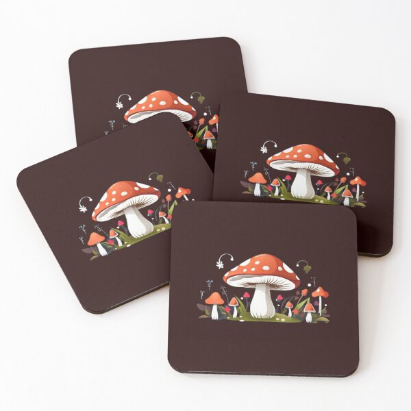 Item preview, Whimsical Mushroom Wonderland - Nature-Inspired Art designed and sold by HiveMechs.