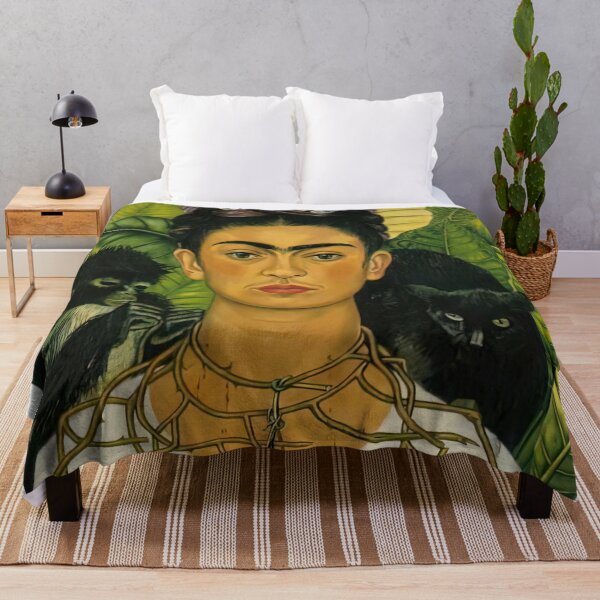 Item preview, frida kahlo famous paintings, frida kahlo artwork, frida kahlo autoportrait designed and sold by marti-oryo.