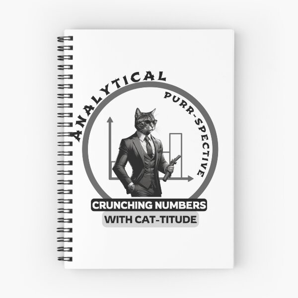 Item preview, Analytical Purr-spective: Crunching Numbers with Cat-titude designed and sold by Hungry-Murphy.