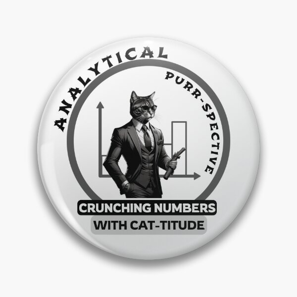 Item preview, Analytical Purr-spective: Crunching Numbers with Cat-titude designed and sold by Hungry-Murphy.