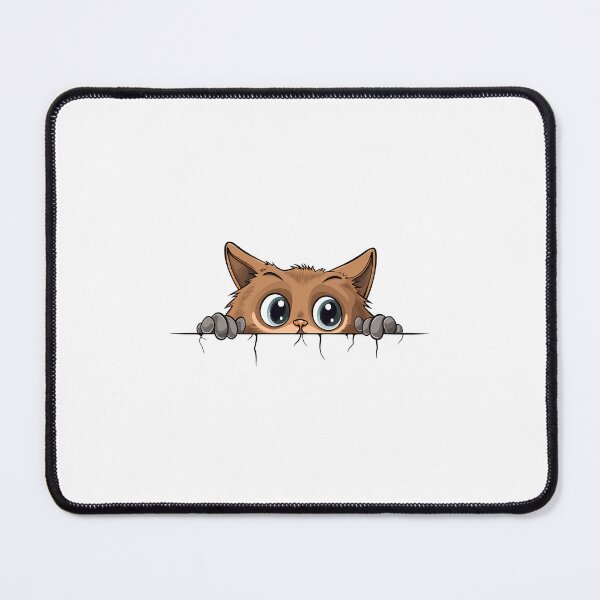 Item preview, Peeking Cat: Playful Paws and Curious Whiskers designed and sold by hamishby.