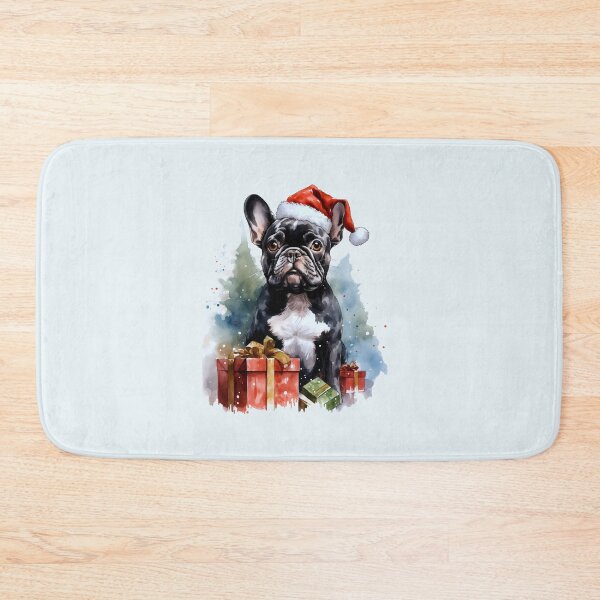 Item preview, Christmas French Bulldog - Cute Dog Paint - Dog Print - Gift Idea - Ai Generated Art designed and sold by ErSaSolutions.