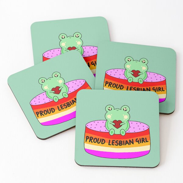 Item preview, Proud lesbian pride girl designed and sold by Quacktails.