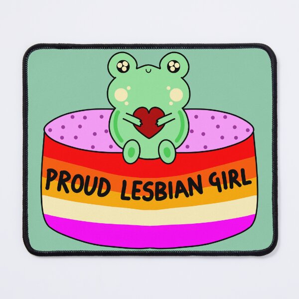 Item preview, Proud lesbian pride girl designed and sold by Quacktails.