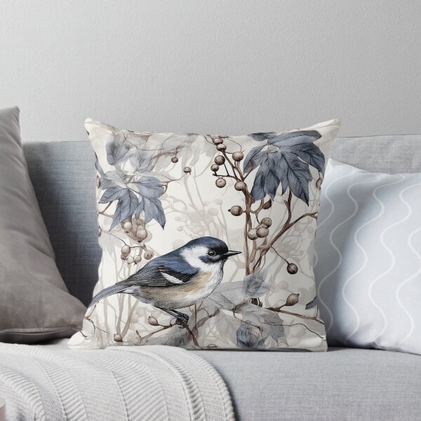 Item preview, Blue Birds, Leaves and Berries designed and sold by Fizzycat.