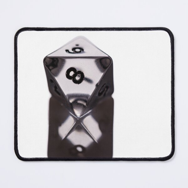 Item preview, A transparent 8-sided gaming dice on a white background designed and sold by Giuseppe Cammino.
