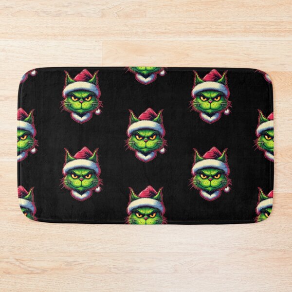 Item preview, Cute Cat as The Grinch on Christmas designed and sold by melvtec.