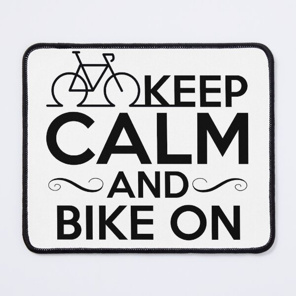 Item preview, keep calm and bike on designed and sold by TshirtTalkYou.