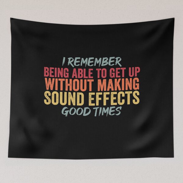 Item preview, I Remember Being Able to Get Up without Sound Effects  designed and sold by Amineharoni.