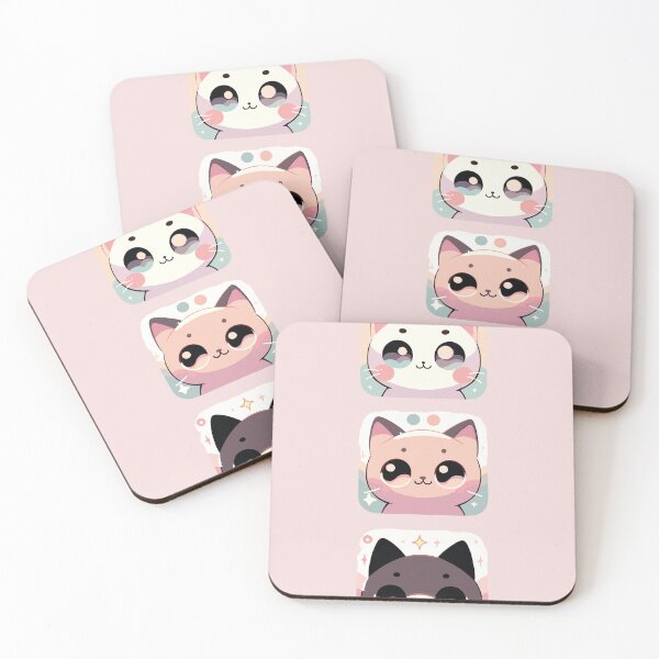 Item preview, Assorted Cat Faces designed and sold by bihtti.