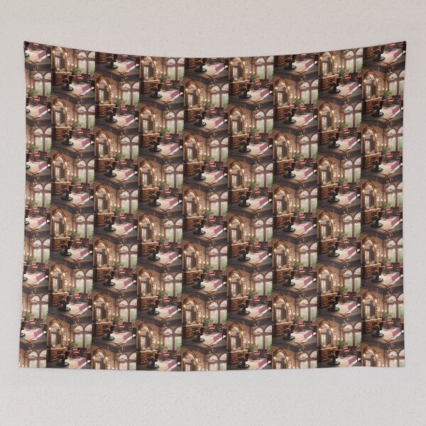 Item preview, vintage hair salon designed and sold by EuropeanPrints.