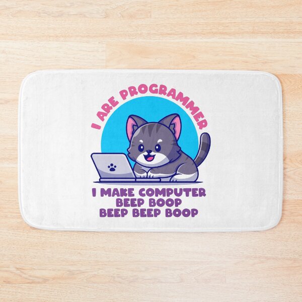 Item preview, I are programer cat kawaii designed and sold by DragonflyLP.