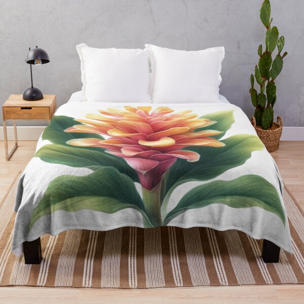 Item preview, Watercolor painting of ginger flower 07 designed and sold by I-HERE.