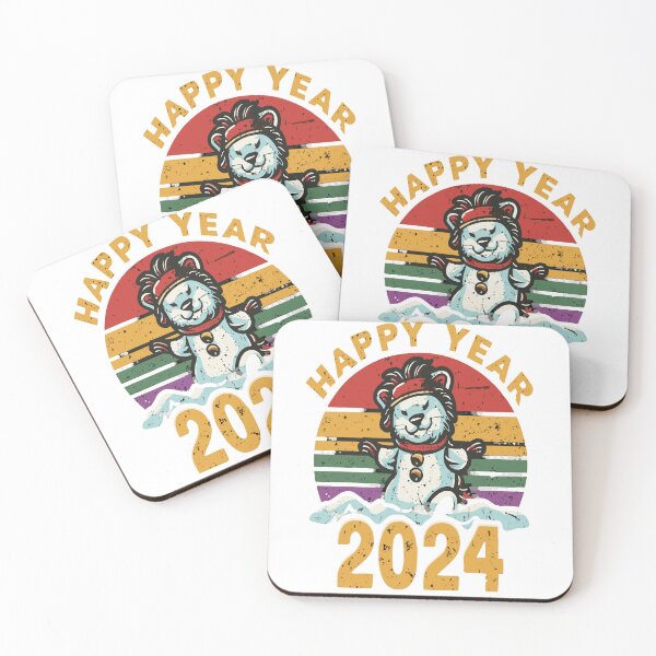 Item preview, Happy Year Snow Man 2024 designed and sold by Barkilshopping.