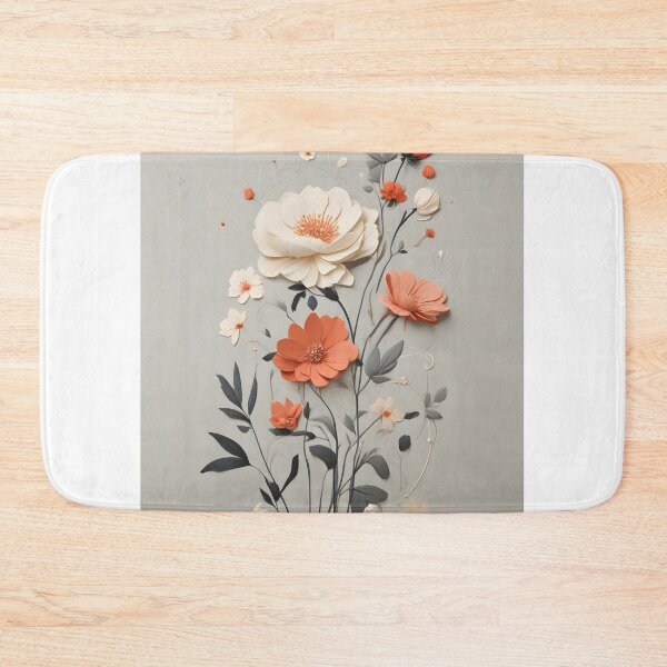 Item preview, Expertly Crafted 3D Floral Minimalism for T-shirt Elegance" designed and sold by Manoj Kumar Mandali.
