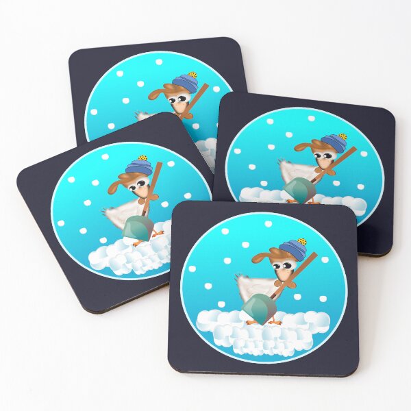 Item preview, Winter chickens designed and sold by minimalartstory.