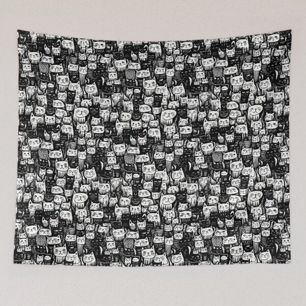 Item preview, Kitty Joke Cats in a Grid designed and sold by HisoTorDesign.