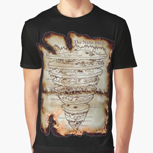Map of The Nine Hells Graphic T-Shirt