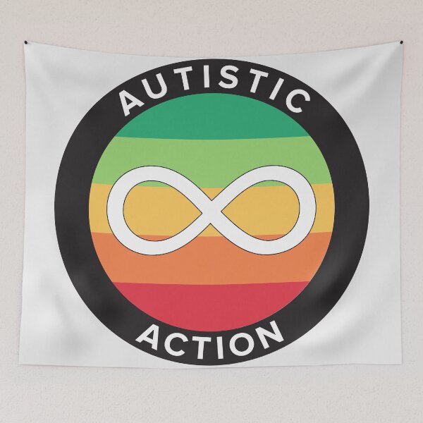 Item preview, Autistic Action  designed and sold by AntiCommodities.
