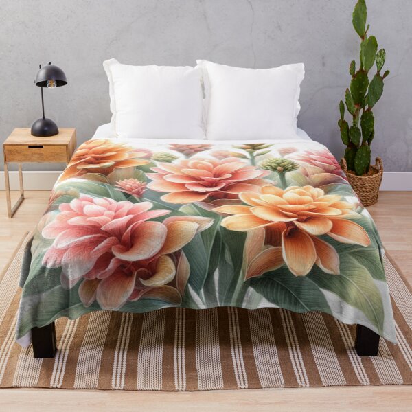 Item preview, Watercolor painting of ginger flower 10 designed and sold by I-HERE.