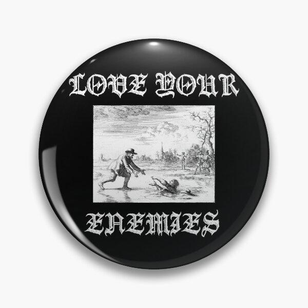 Item preview, Love Your Enemies Anabaptist Mennonite Amish Dirk Willems Gothic designed and sold by thecamphillips.