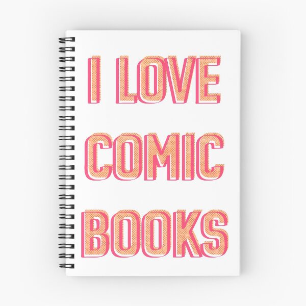 Item preview, I love comic books designed and sold by pirkchap.