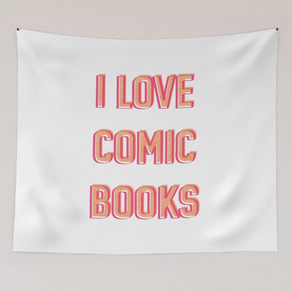 Item preview, I love comic books designed and sold by pirkchap.