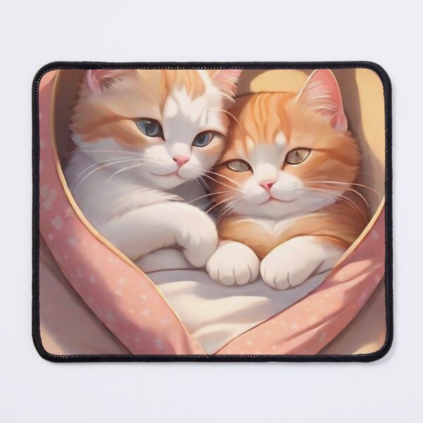 Item preview, Kittens in love designed and sold by m-y-A-I-A-R-T-.