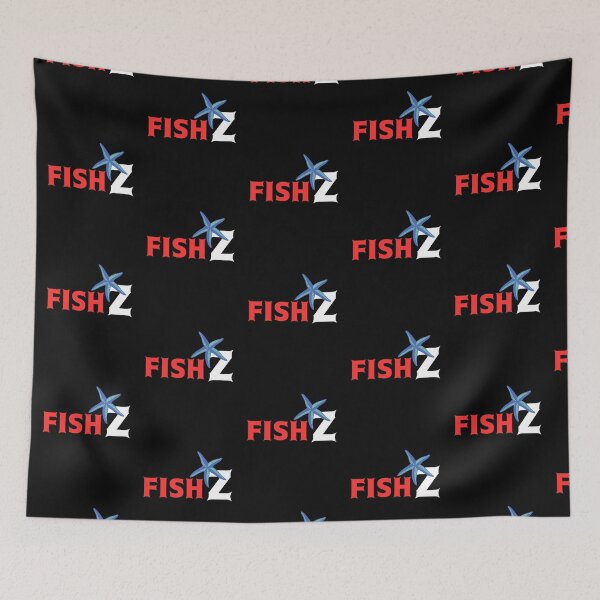 Item preview, Fishing Brands Blue Starfish Illustration Design designed and sold by The2TowPax.