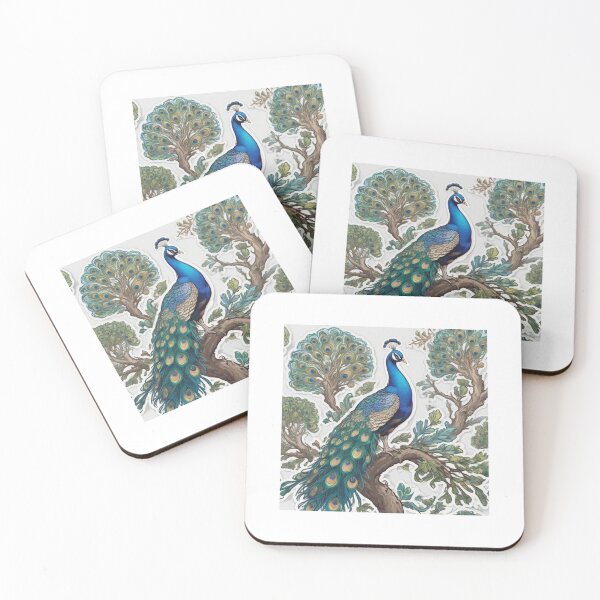 Item preview, A peacock bird with magnificent feathers designed and sold by abdelaziz0.